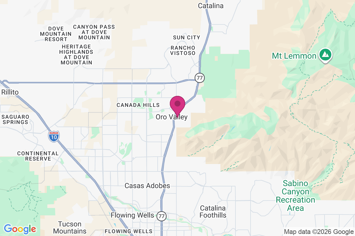 Carte de Oro Valley