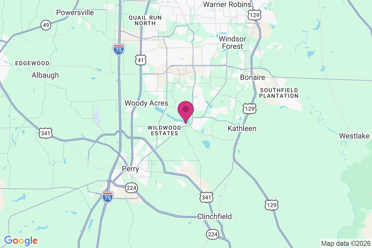 Carte de Houston Lake Woods