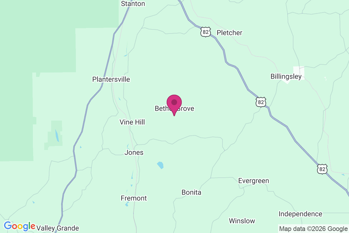 Carte de Bethel Grove