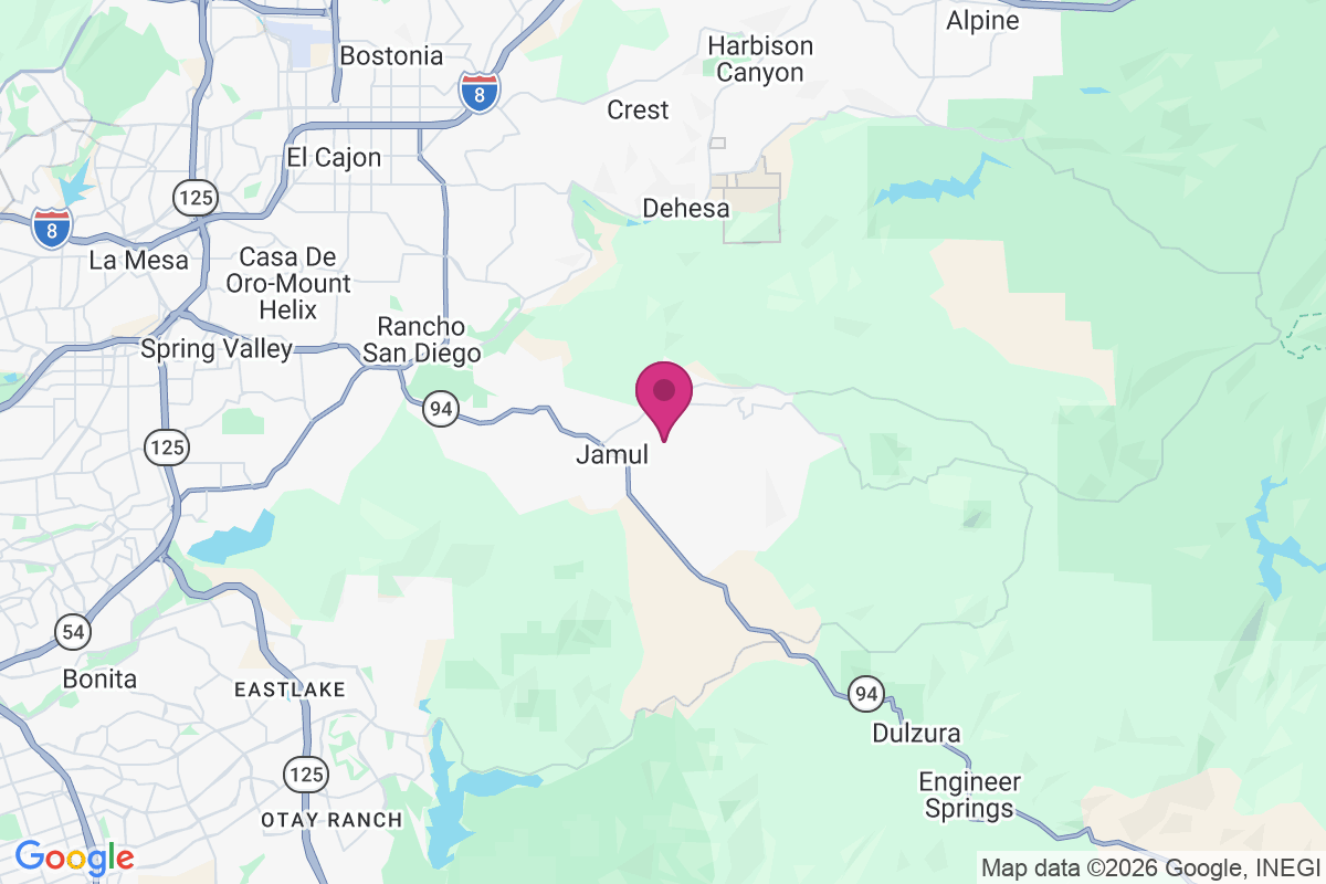 Carte de North Jamul