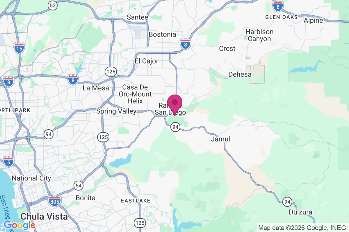 Carte de Rancho San Diego