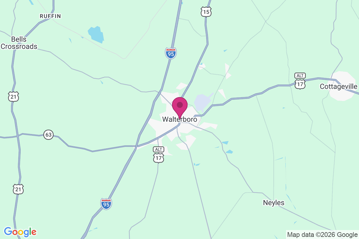 Carte de Walterboro