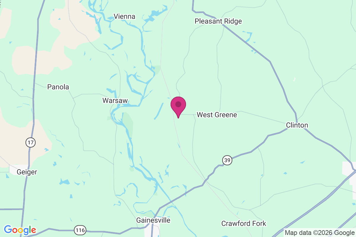 Carte de New West Greene