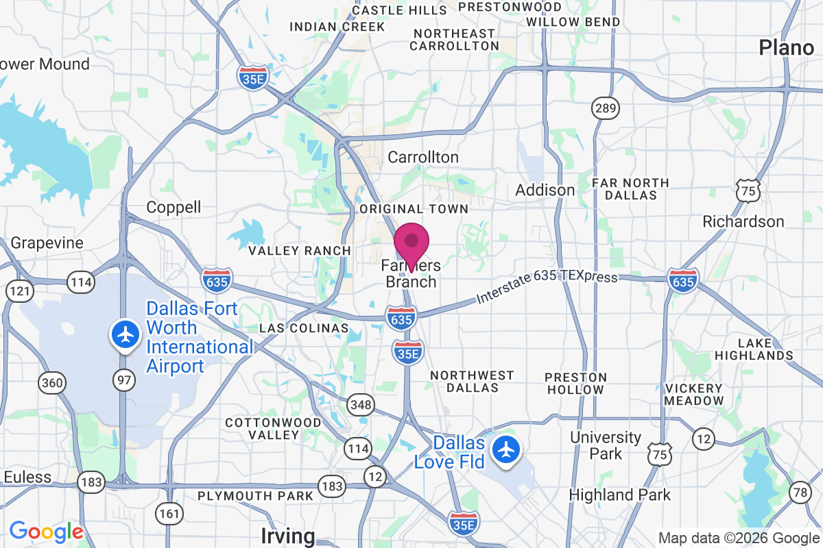 Carte de Farmers Branch