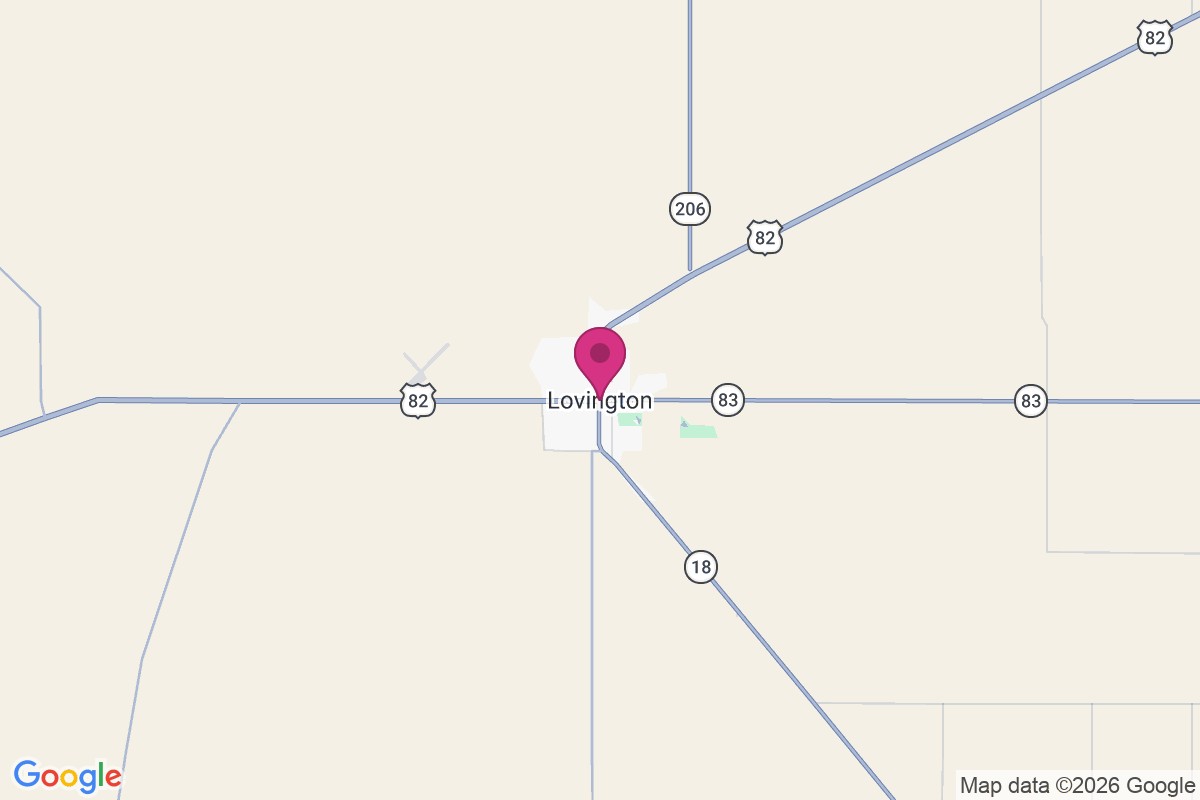 Carte de Lovington