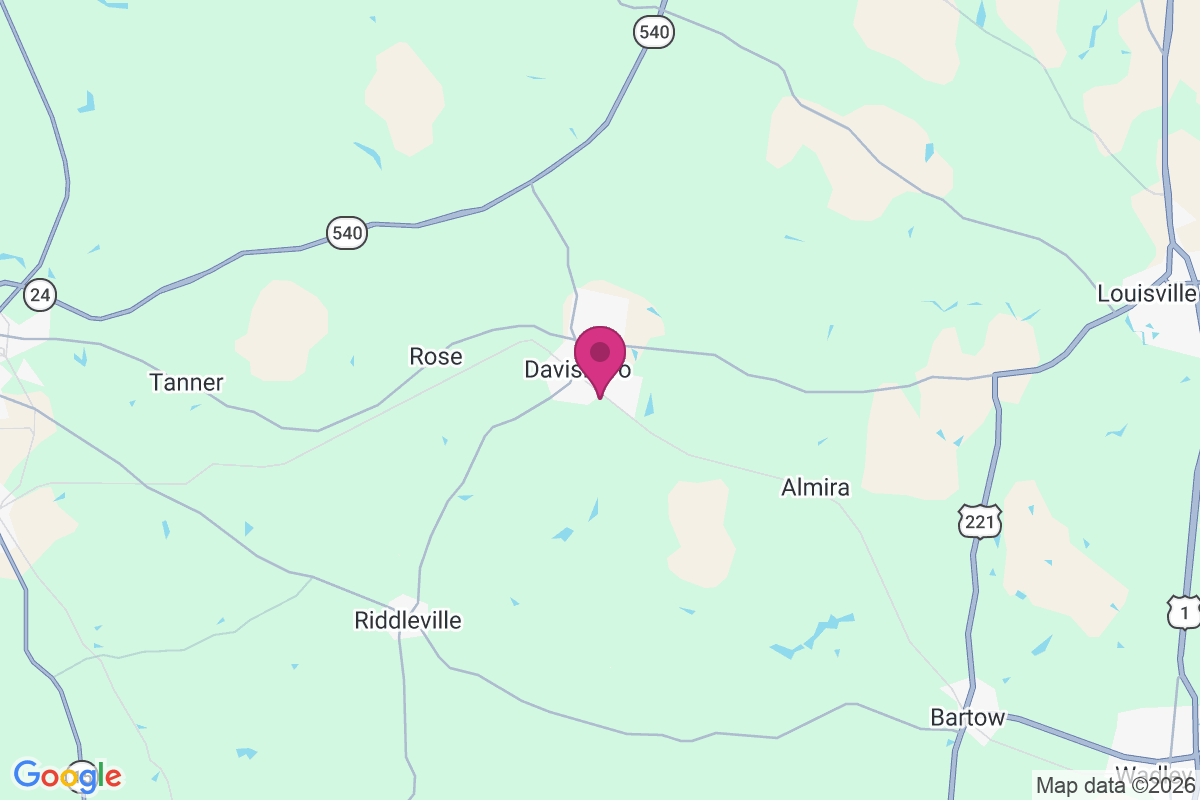 Carte de Davisboro