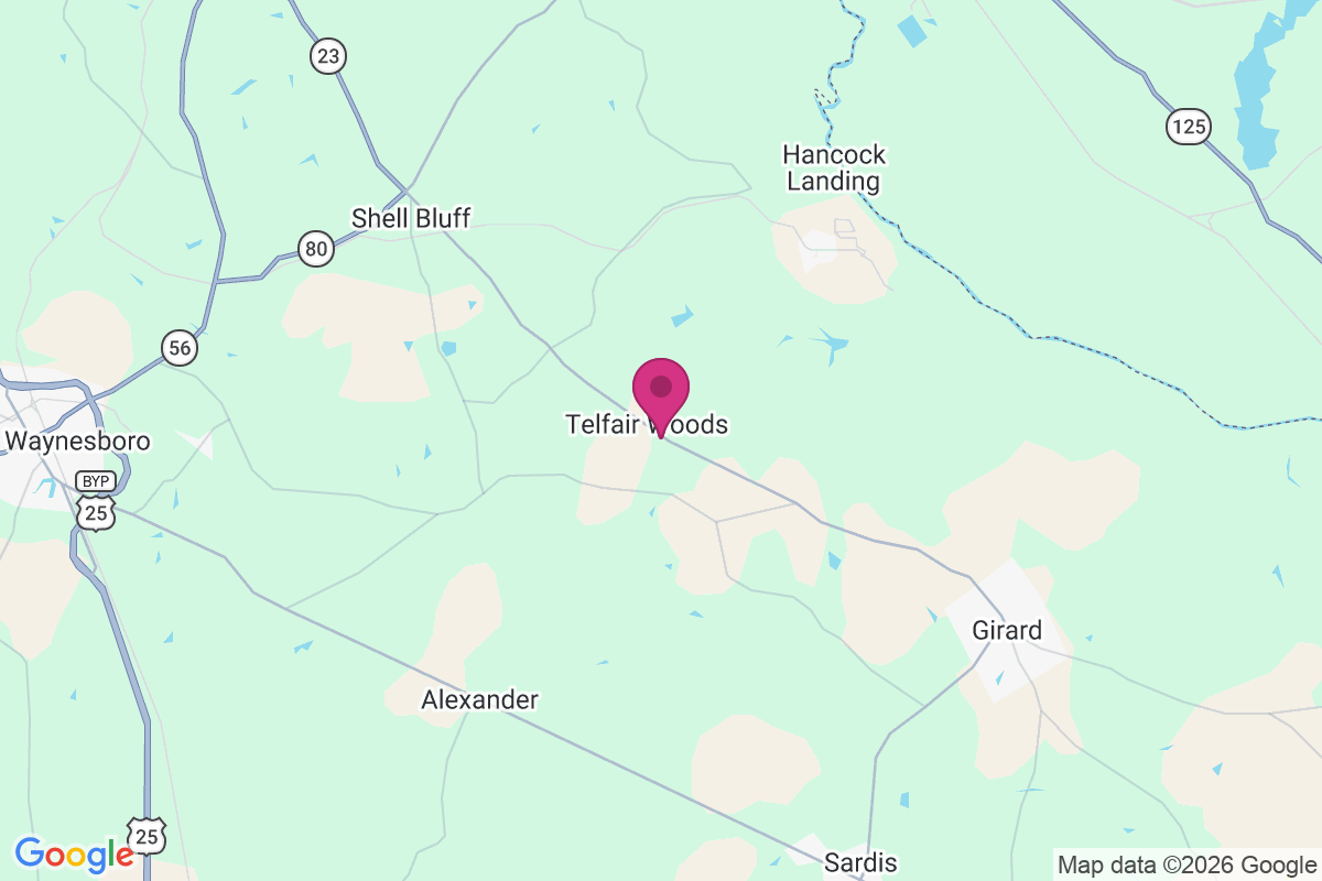 Carte de Telfair Woods
