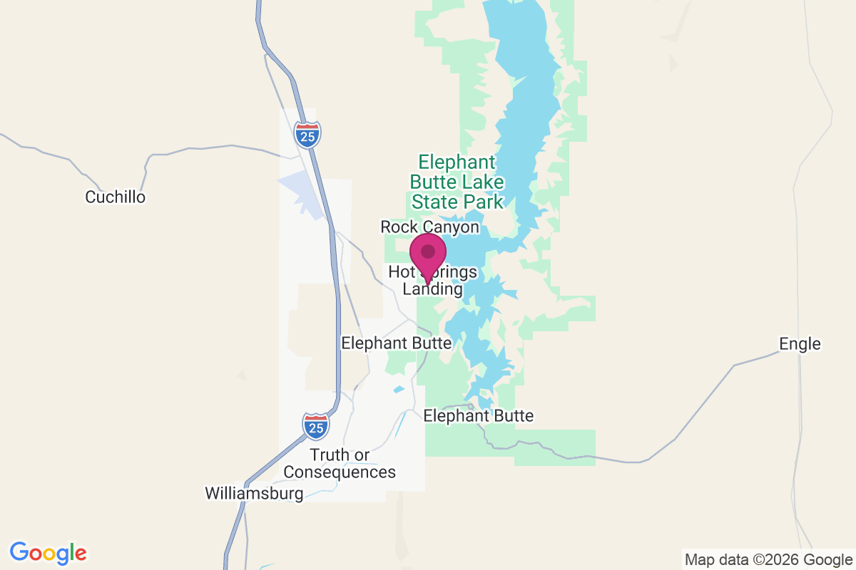 Carte de Hot Springs Landing