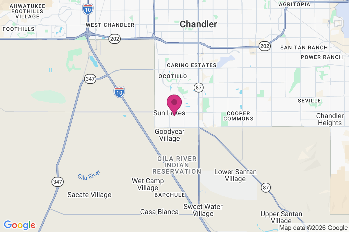 Carte de Sun Lakes