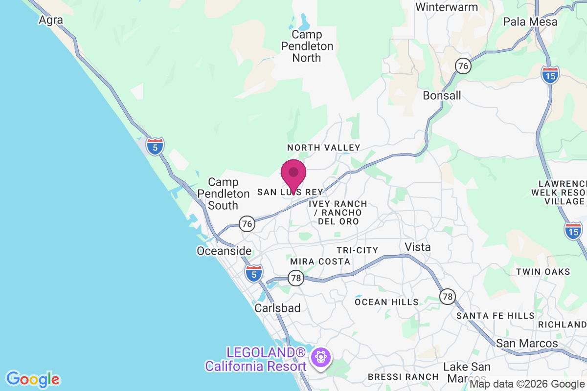 Carte de Rancho San Luis Rey Trailer Park