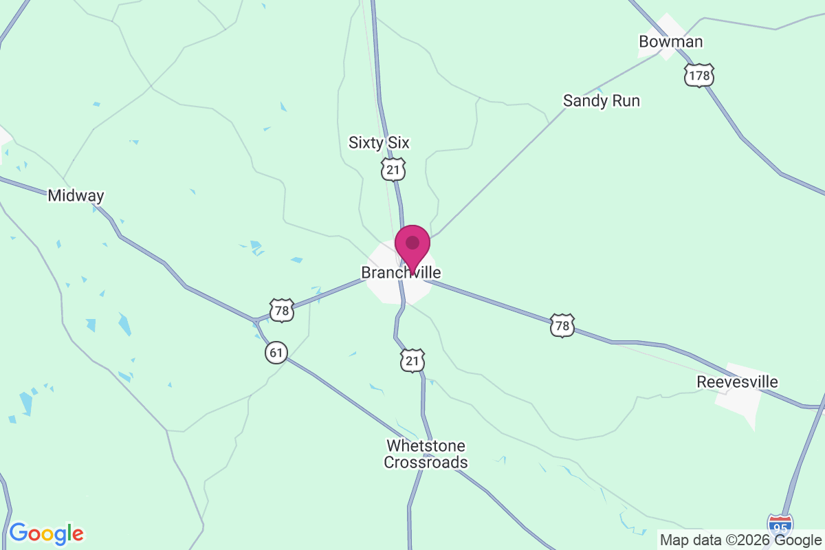 Carte de Branchville