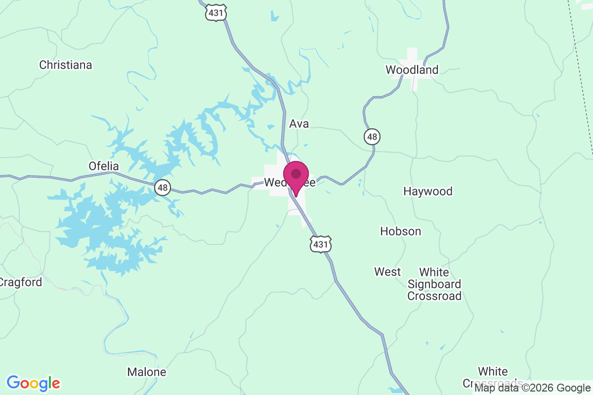 Carte de Wedowee