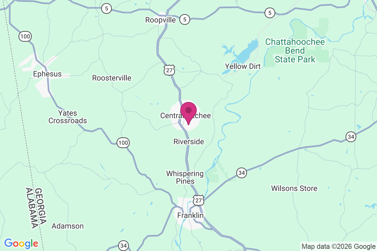 Carte de Centralhatchee