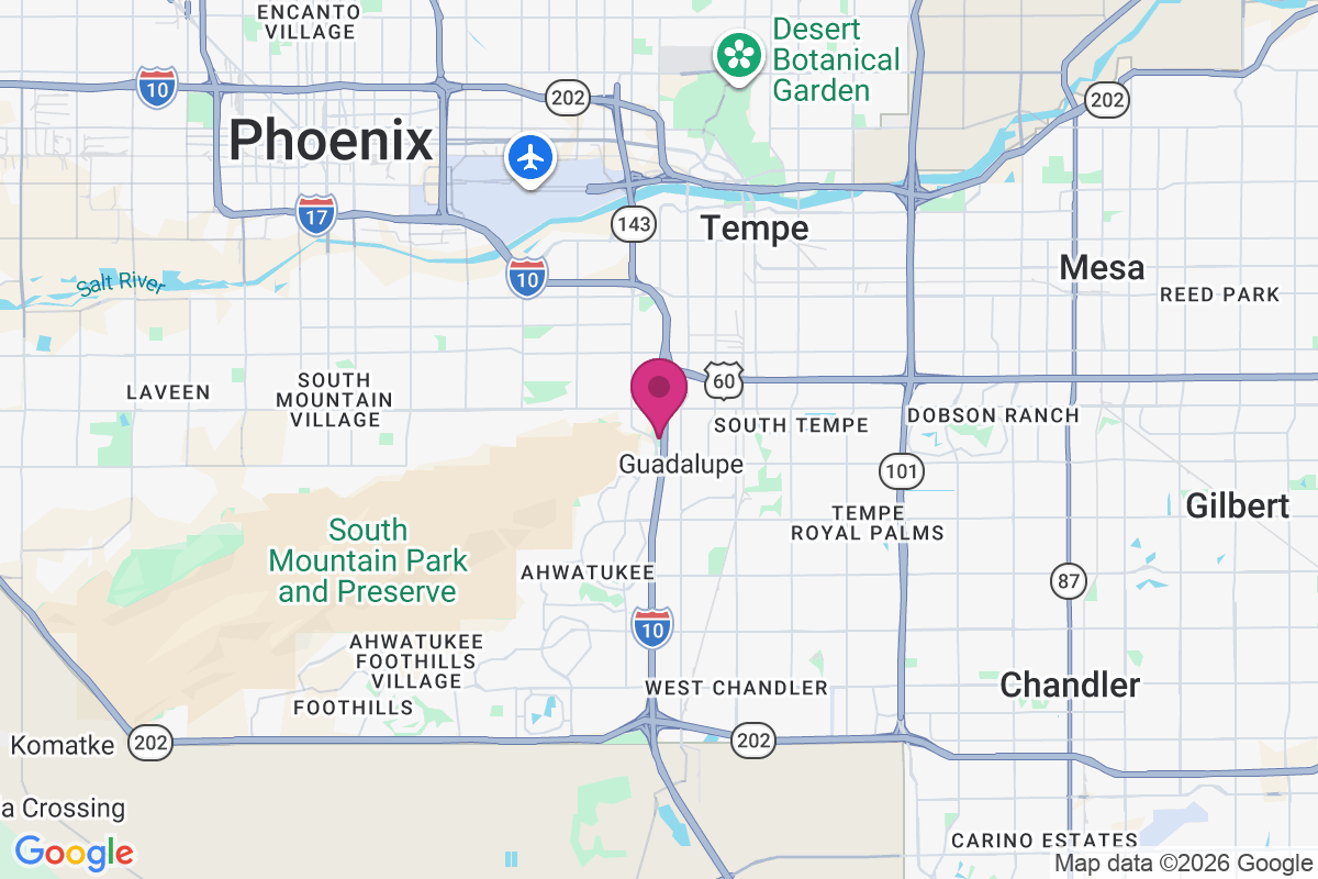 Carte de The Pointe at South Mountain