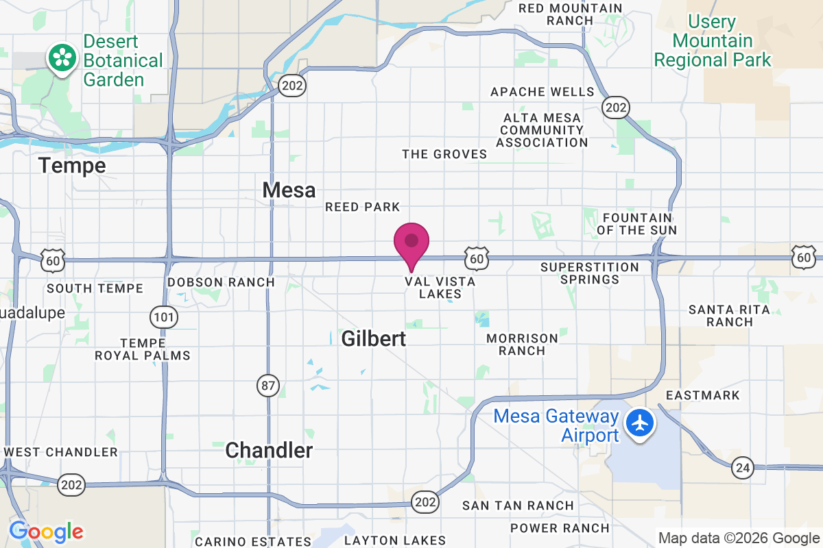 Carte de Suncrest Villas Mesa