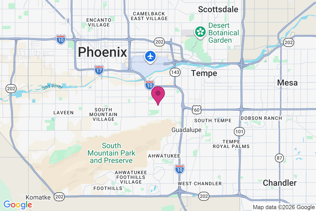 Carte de Southern Acres Mobile Home Park