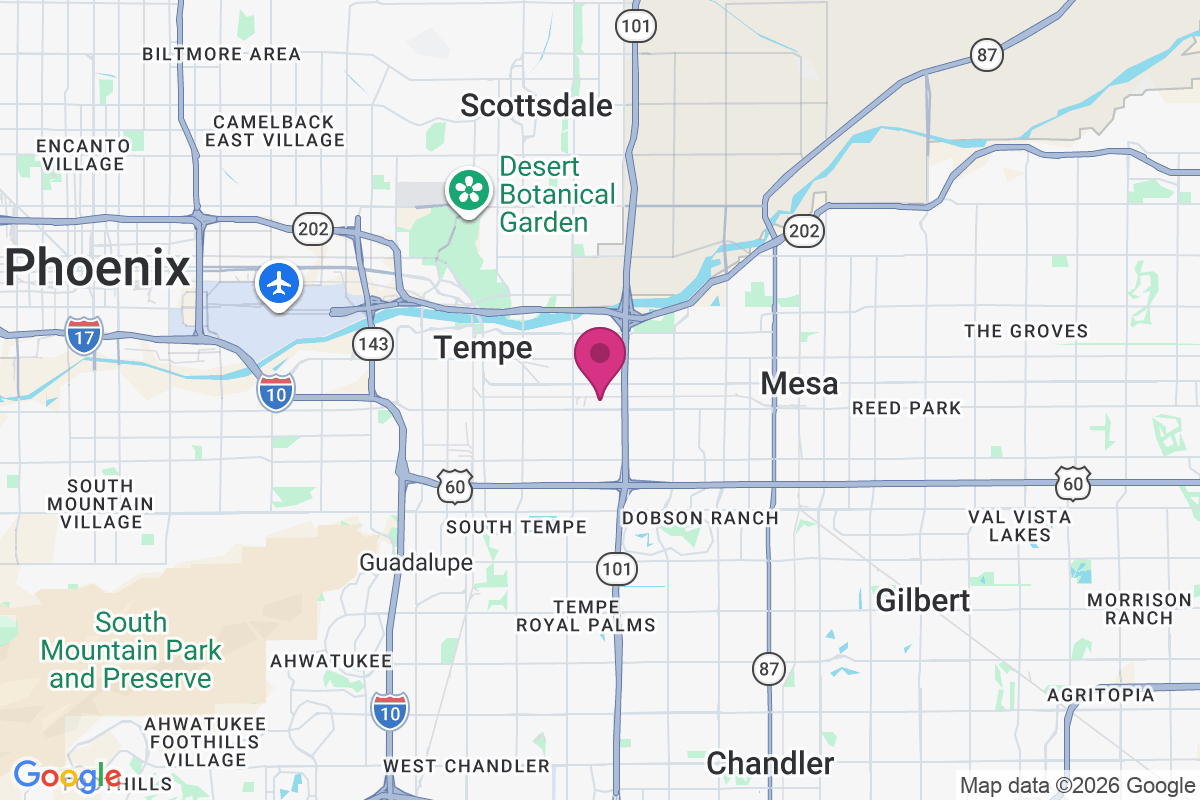 Carte de Tempe