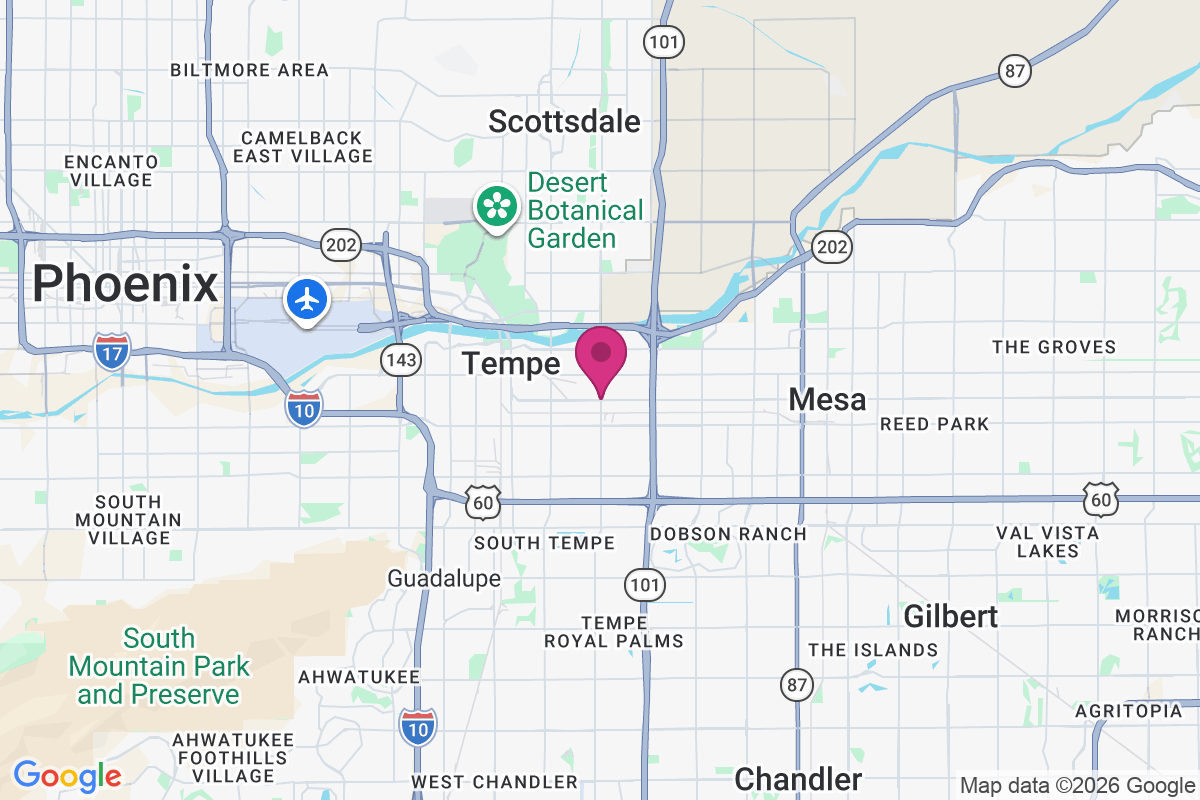 Carte de Tempe