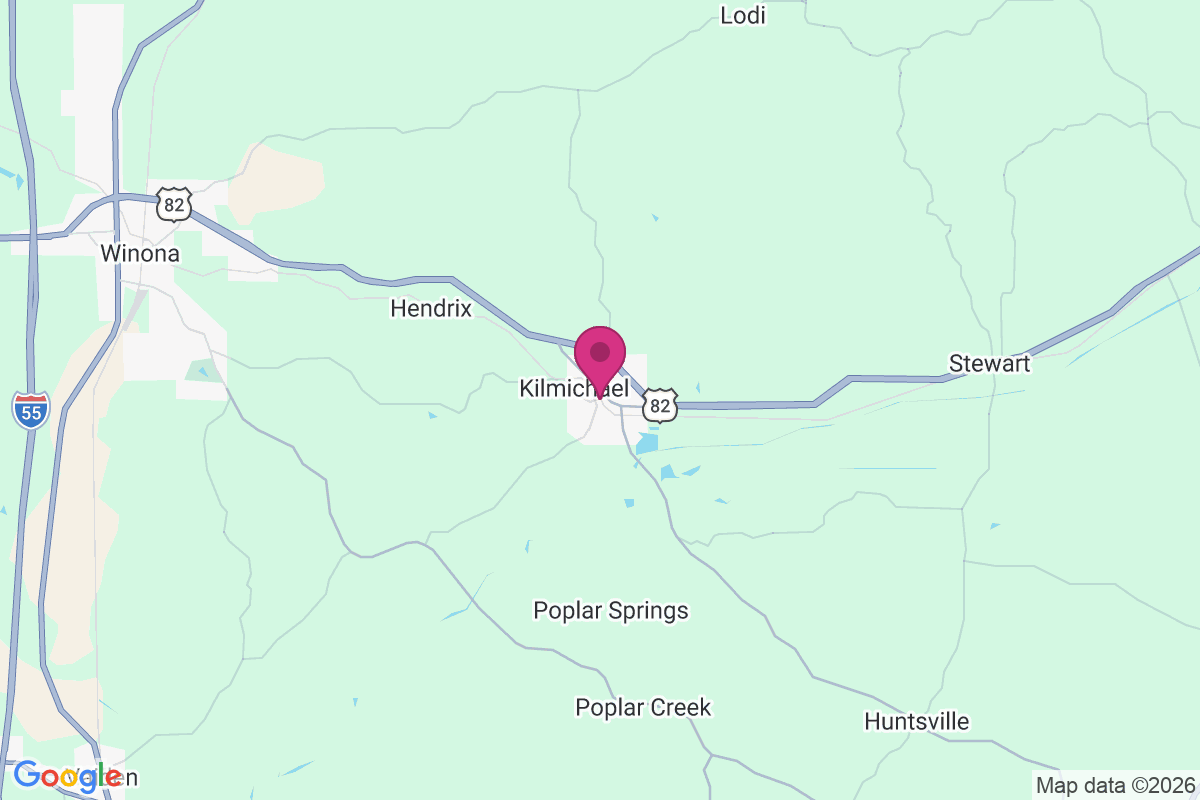 Carte de Kilmichael