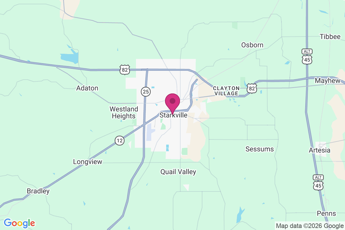 Carte de Starkville