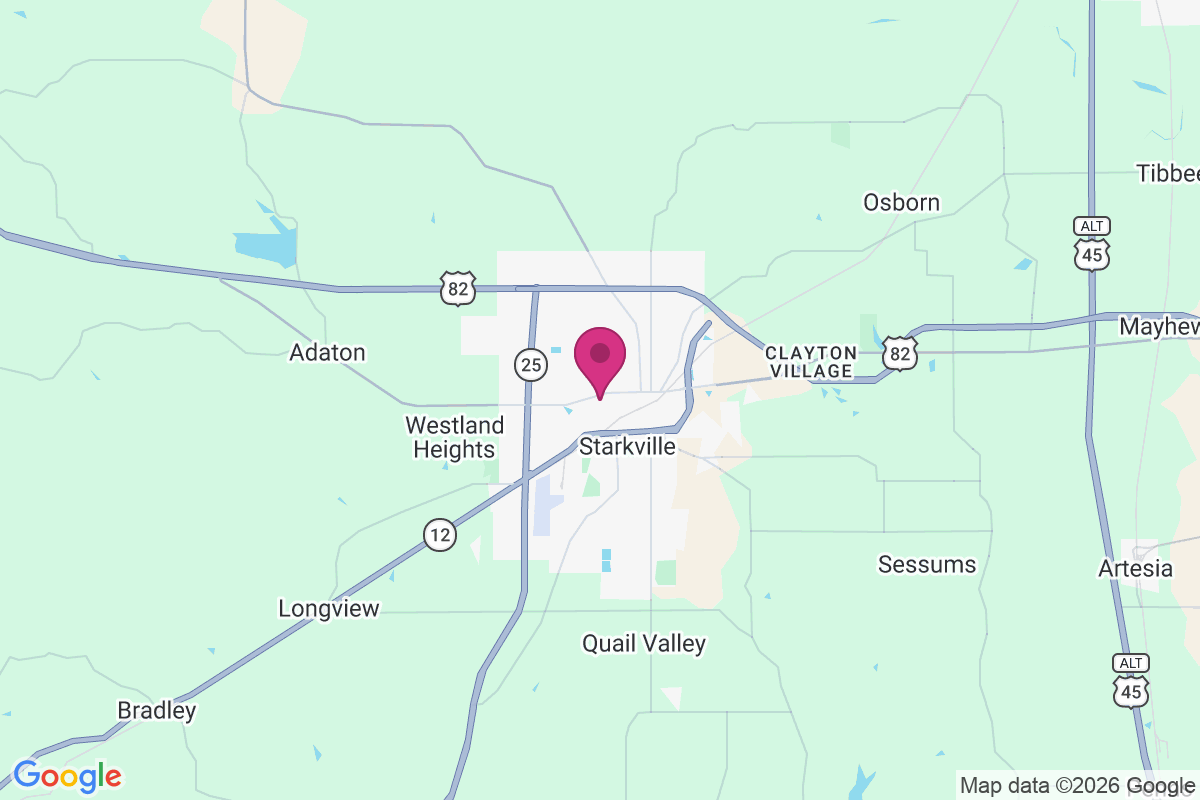 Carte de Starkville