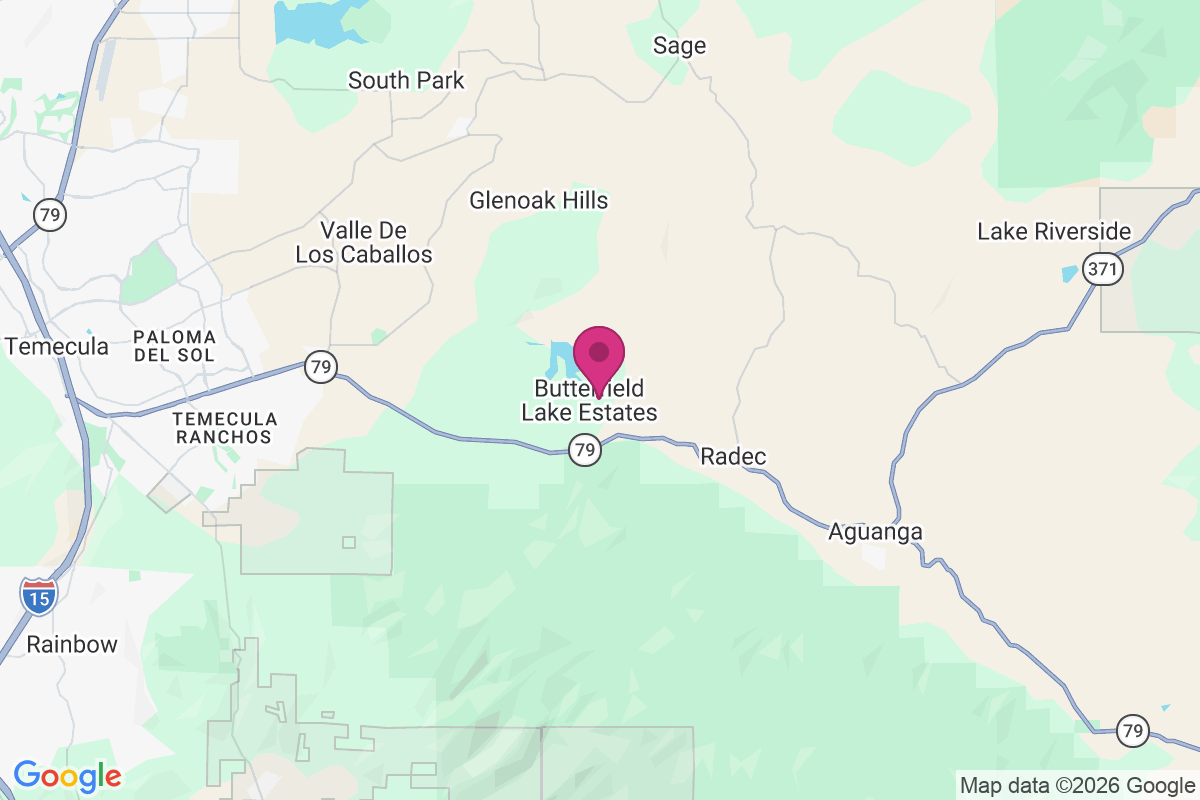 Carte de Butterfield Lake Estates
