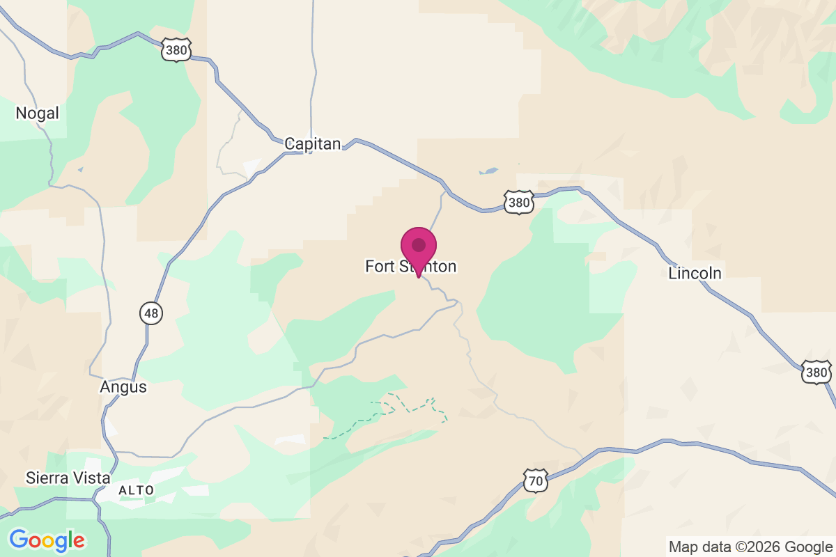 Carte de Fort Stanton