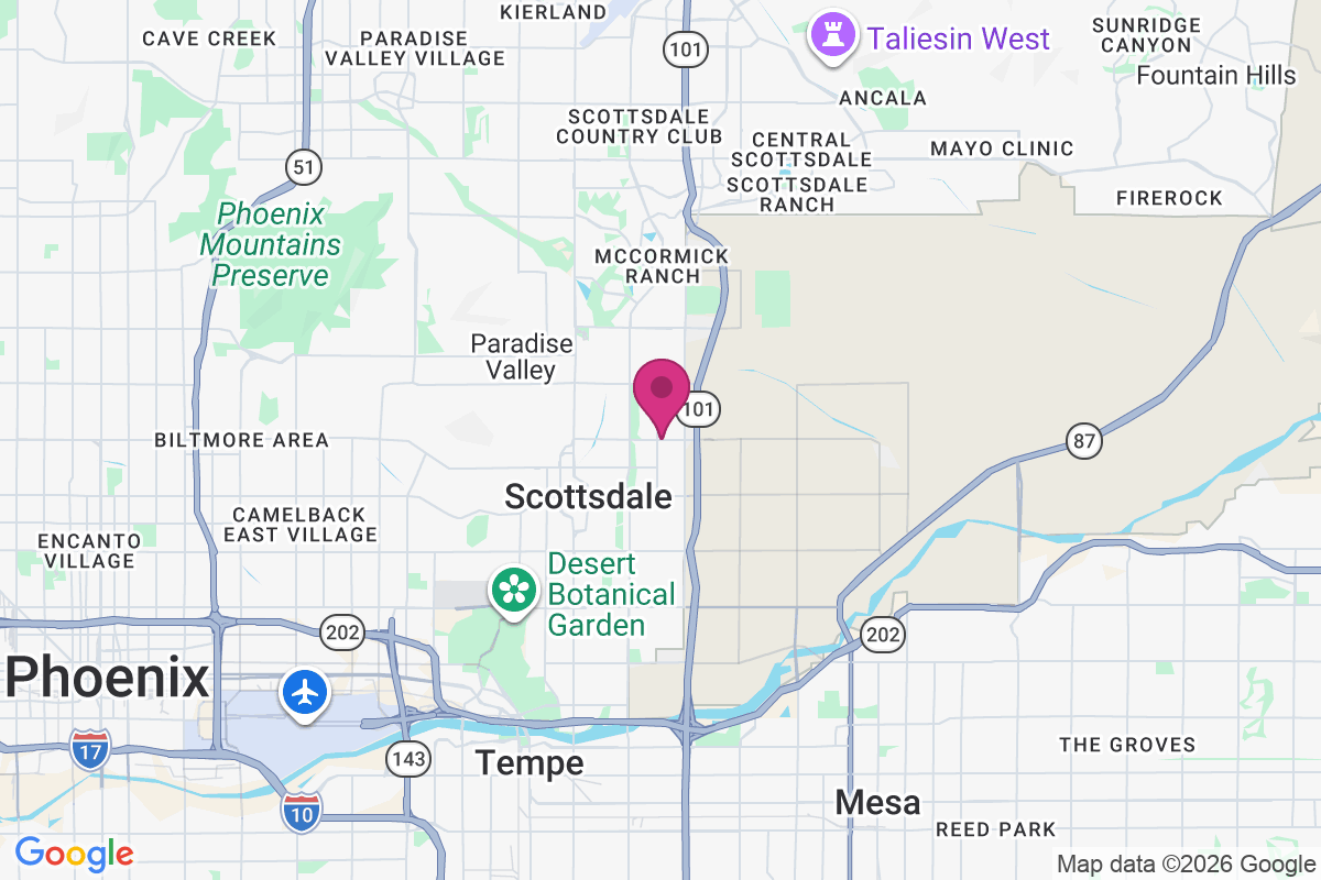 Carte de Scottsdale