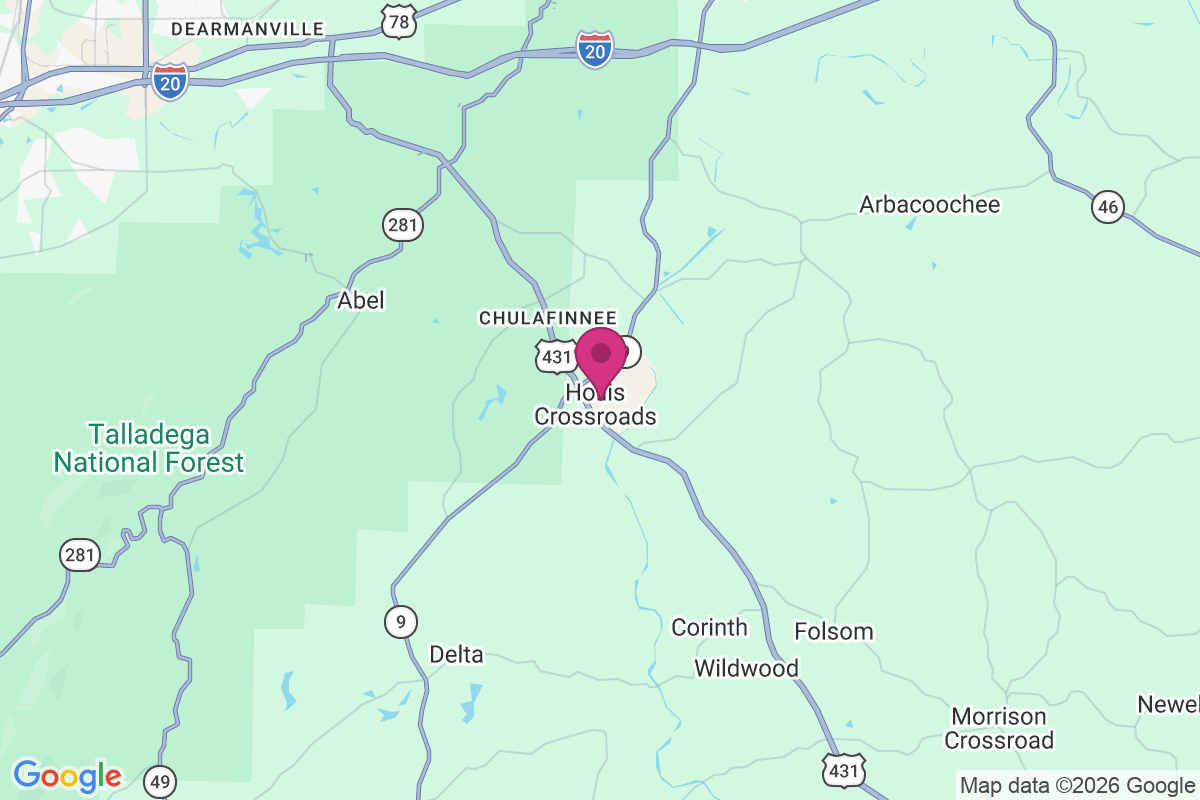 Carte de Hollis Crossroads