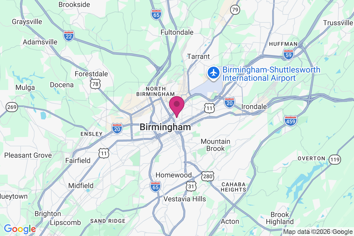 Carte de Birmingham