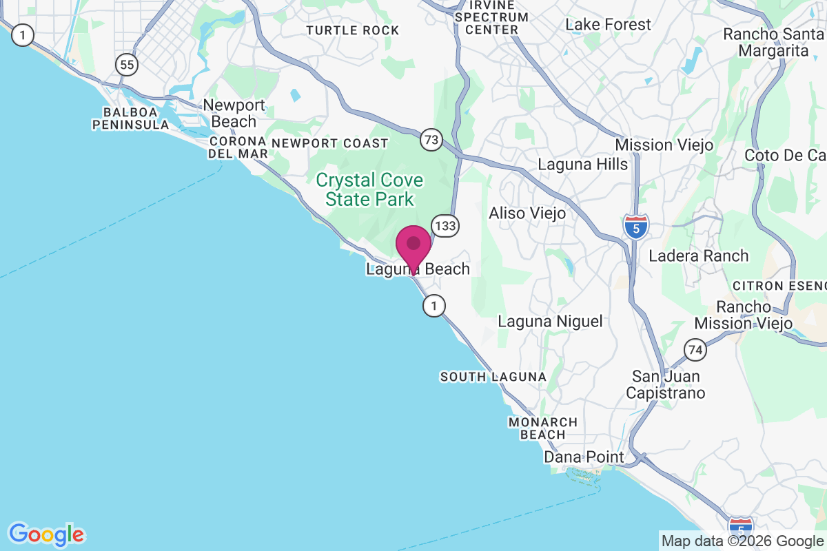 Carte de Laguna Beach