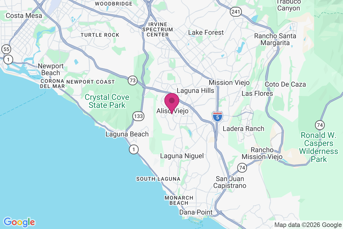 Carte de Aliso Viejo