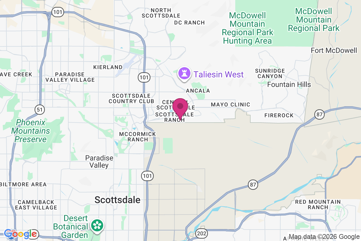 Carte de Scottsdale Ranch
