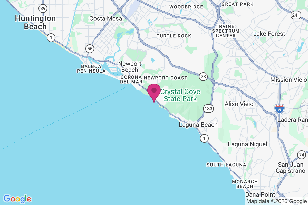 Carte de Crystal Cove