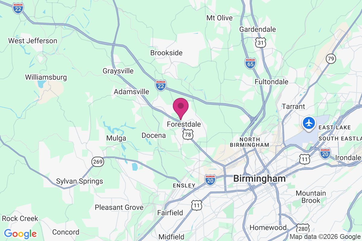 Carte de Forestdale
