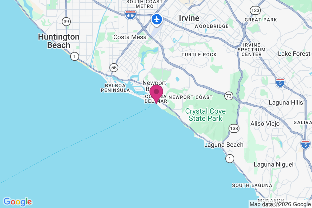 Carte de Corona del Mar