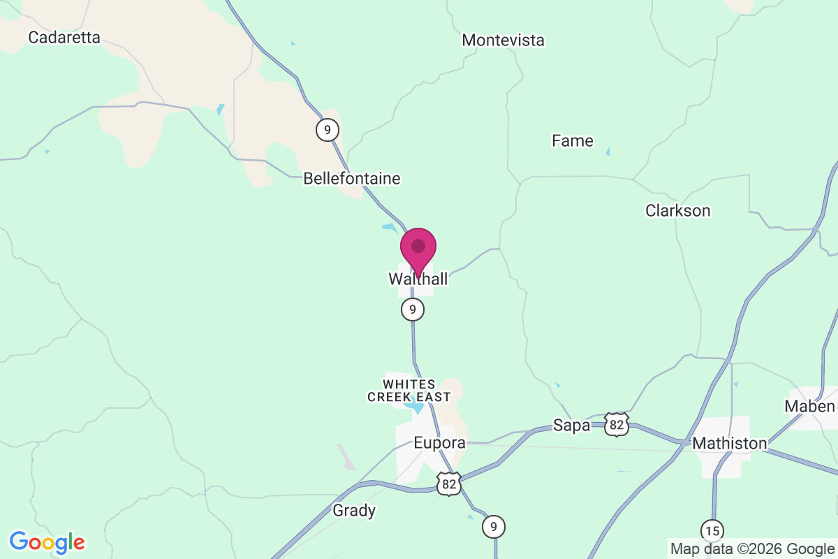 Carte de Walthall