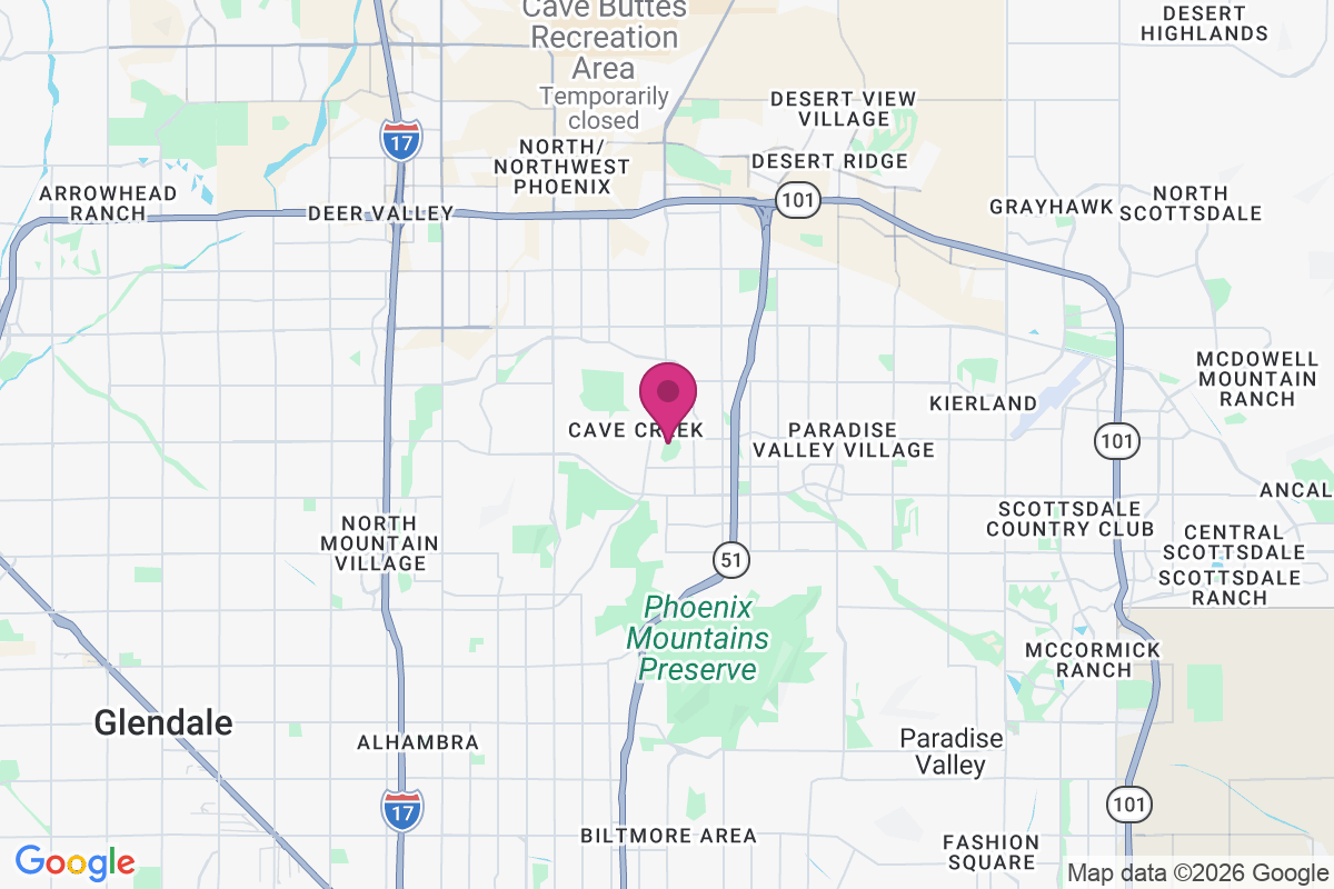 Carte de Cactus Gardens Mobile Home Park