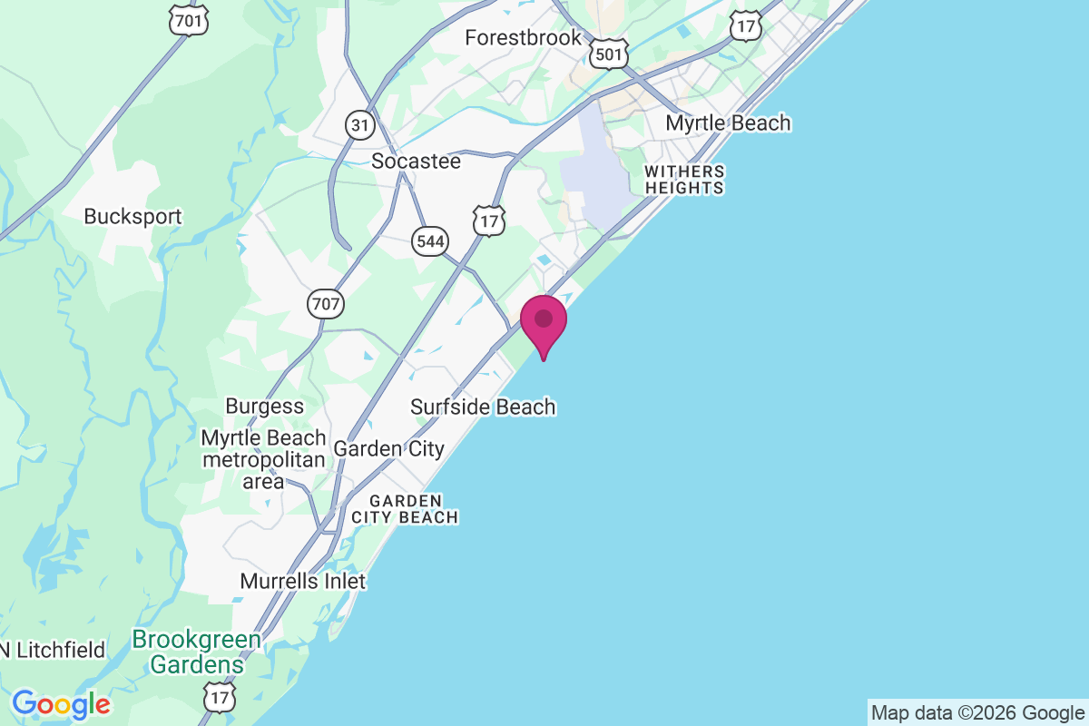 Carte de Ocean Lakes