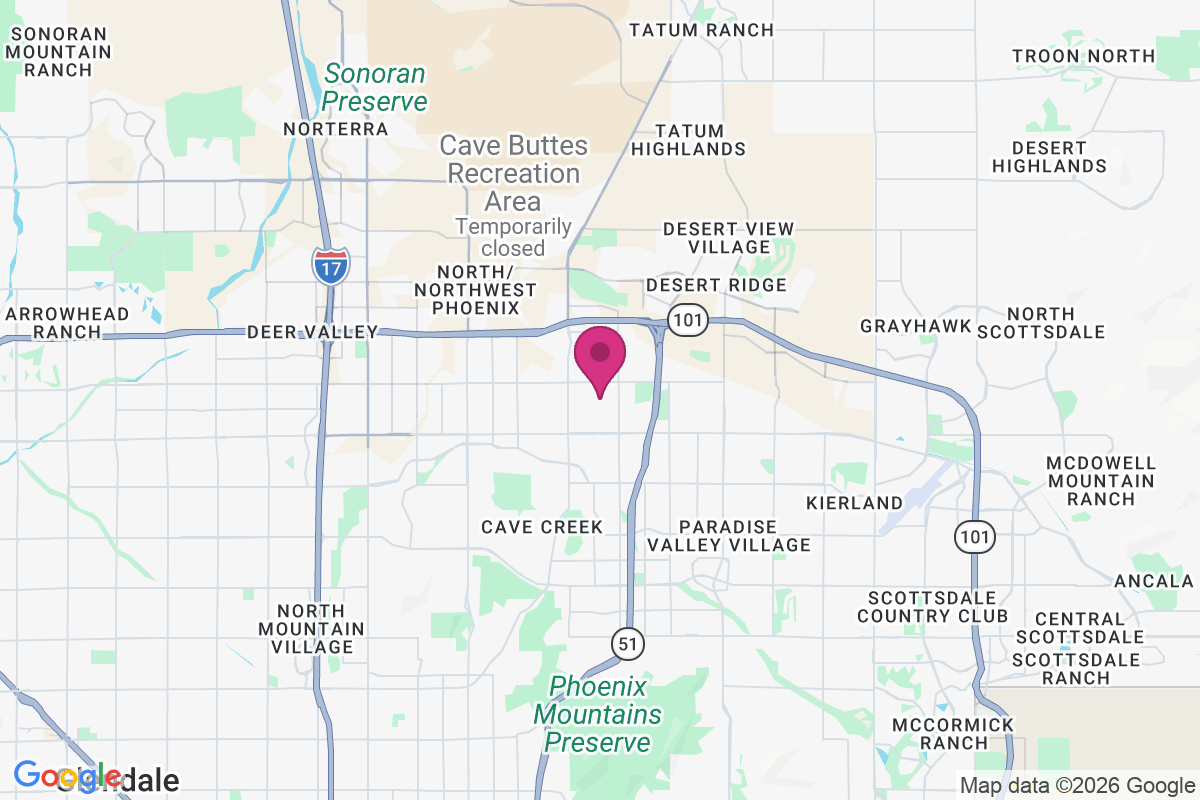 Carte de Paradise North Mobile Home Park
