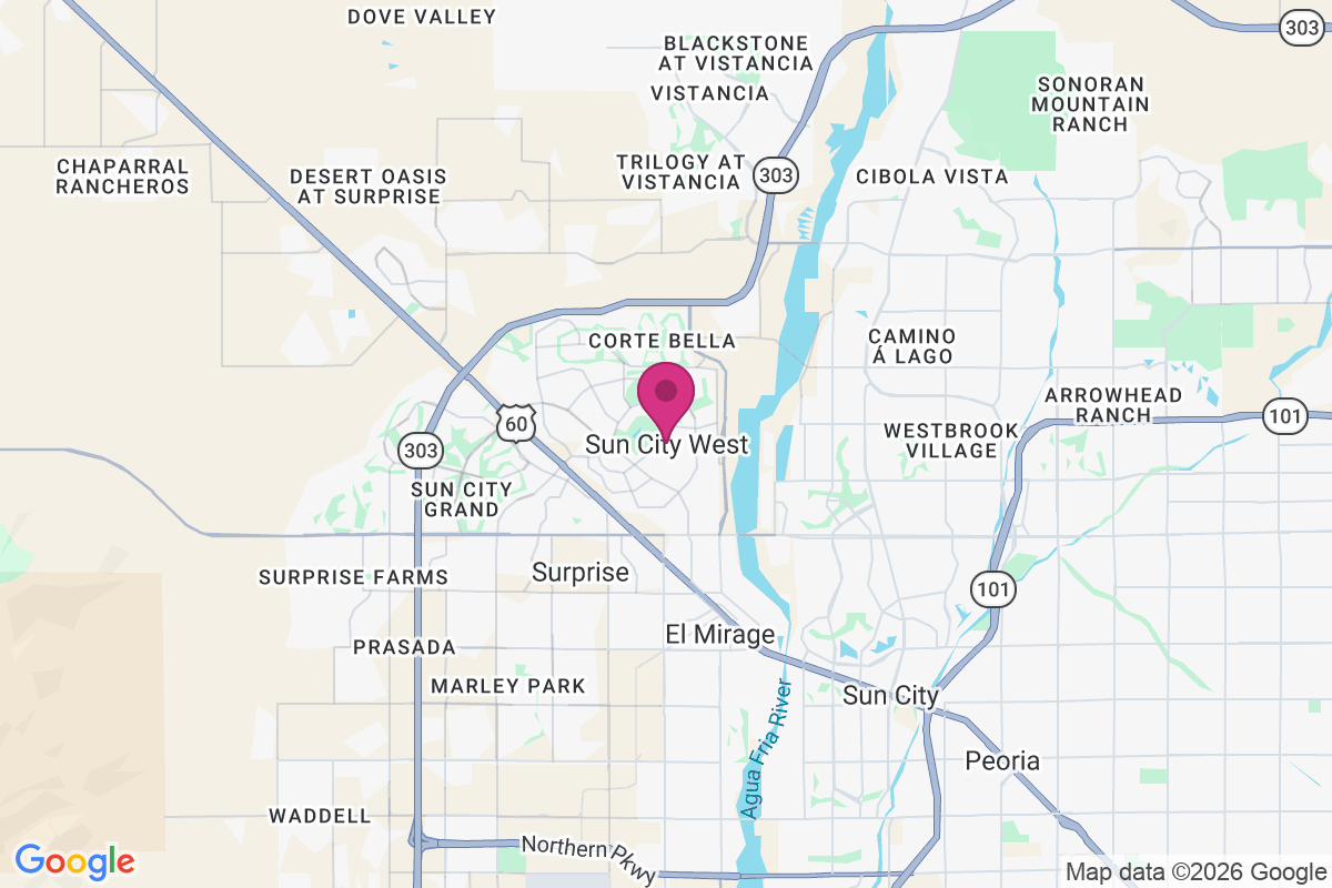 Carte de Sun City West
