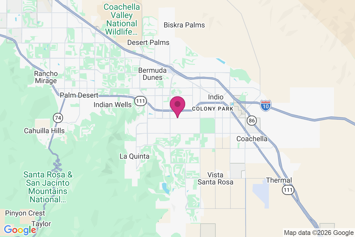 Carte de Indian Wells Mobile Home Park