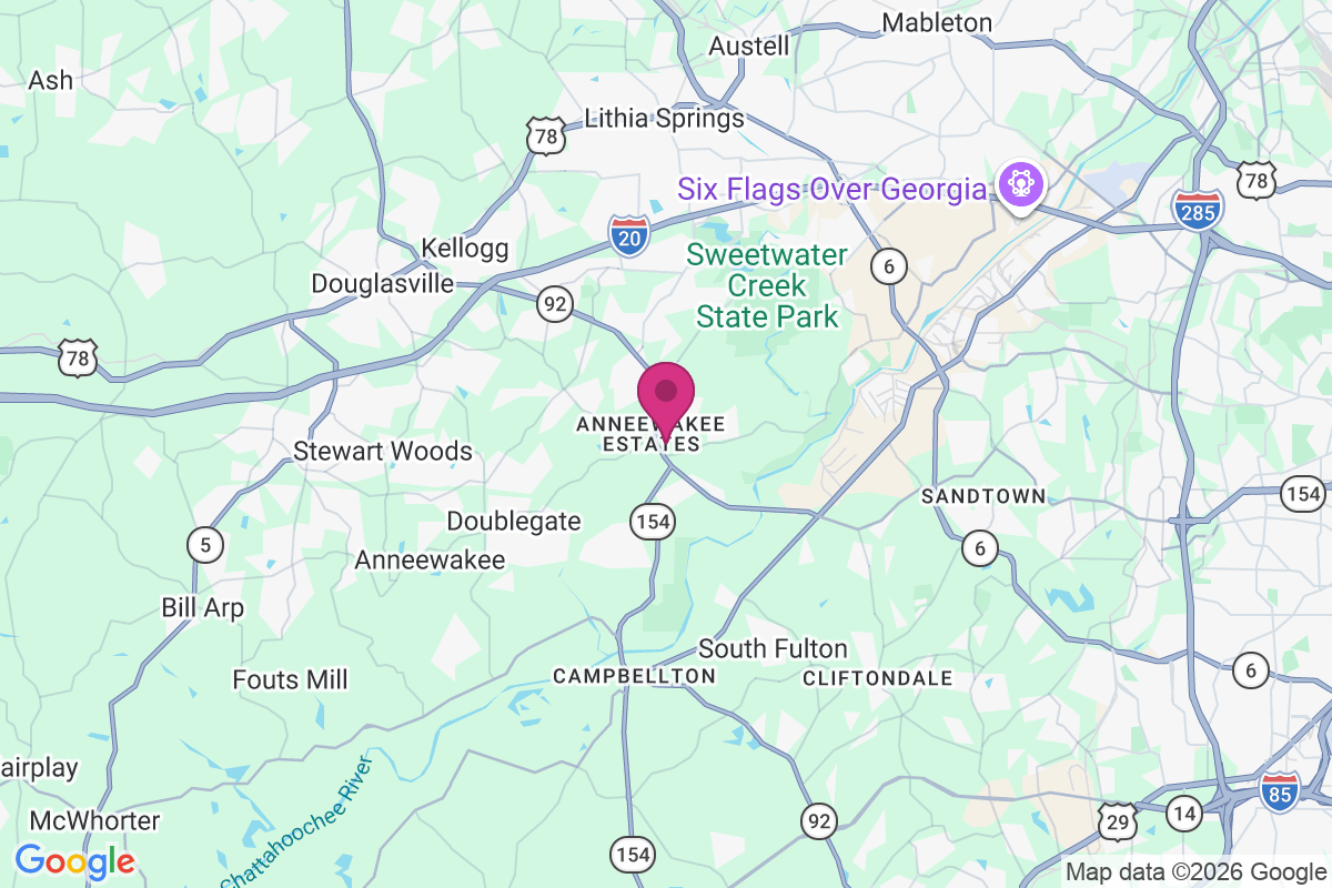 Carte de Anneewakee Estates