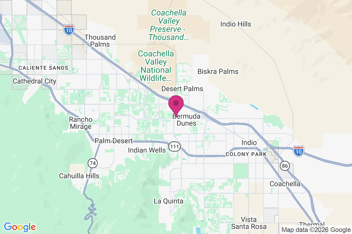 Carte de Indian Wells