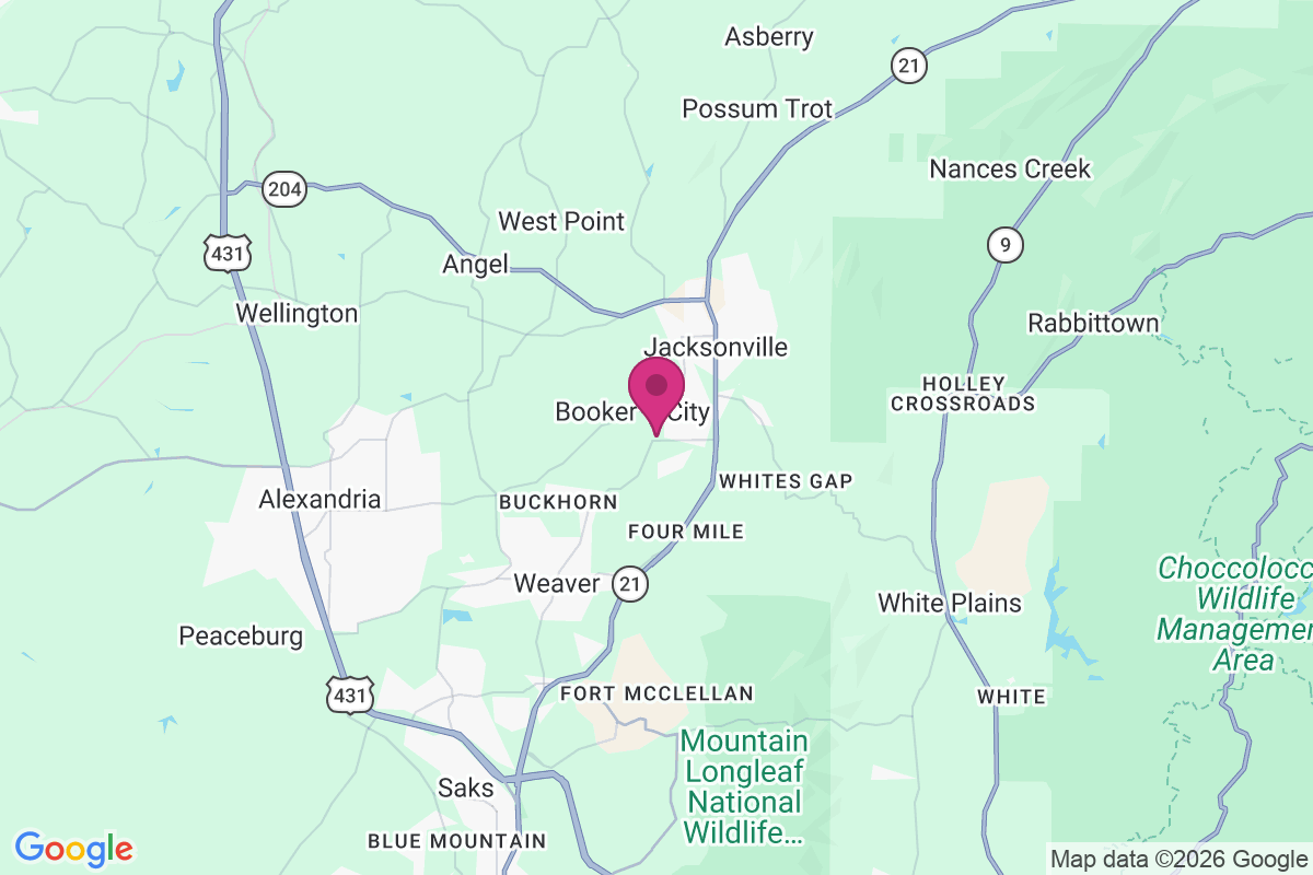 Carte de Booker T City