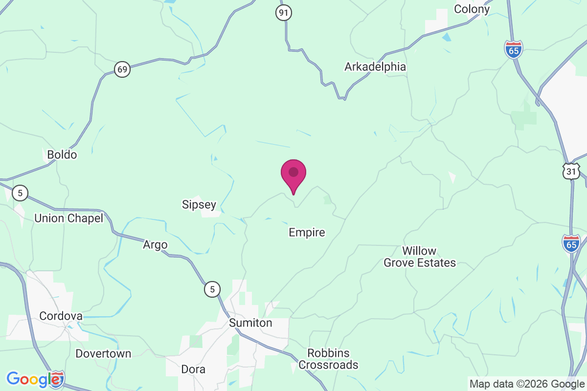 Carte de Coon Creek