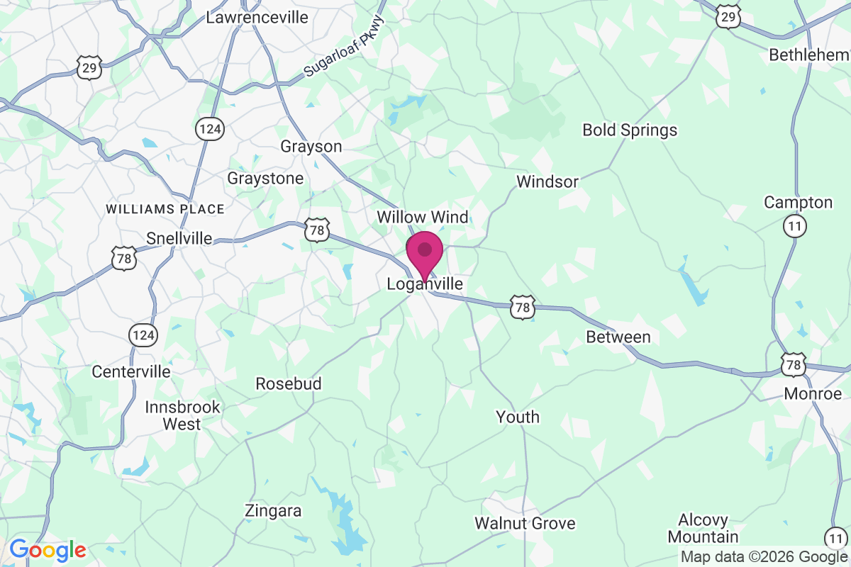 Carte de Loganville