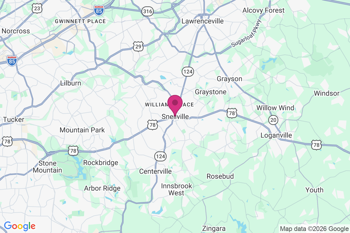 Carte de Snellville