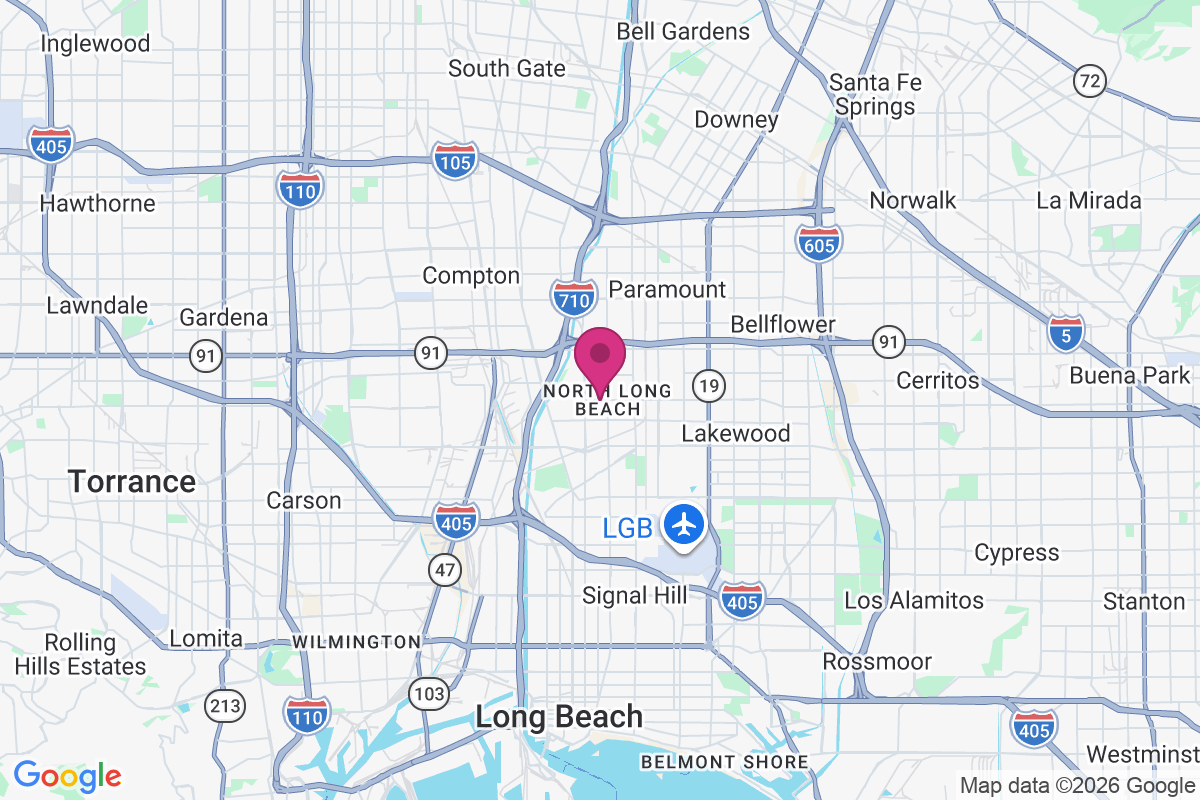 Carte de North Long Beach
