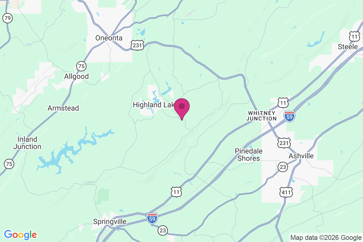Carte de Straight Mountain